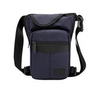 Sacoche de Jambe Moto Sac Banane en Nylon for Homme et Femme, Sacoche de Taille, Cuisse, Hanche, Moto(Color1)