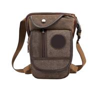 Sacoche de Jambe Moto Sac Banane en Toile for l'extérieur, Unisexe, for Moto, vélo, bandoulière, Cyclisme, Multi-Poches, décontracté, Taille, étanche