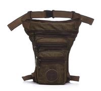 Sacoche De Jambe Moto Sac Banane for Hommes, Sac Banane for Motocycliste, Sports de Plein air, Voyage, randonnée, Escalade, Ceinture, Hanche Sacoche Moto Jambe(Coffee)