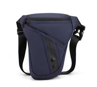 Sacoche De Jambe Moto Sac de Jambe étanche for Hommes, Sacoche de Moto Polyvalente, Sacs à bandoulière, Ceinture de Hanche, Sac Banane de Taille Sacoche Moto Jambe(A Blue)