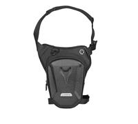 Sacoche De Jambe Moto Sacoche de Jambe de Moto Sac de Moto Sac Banane décontracté for Homme Sac Banane for Moto et Motard Sacoche Moto Jambe(Black with Logo)