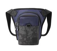 Sacoche de Jambe Moto Sacoche de Voyage en Nylon à bandoulière for Cuisses et Hanches(Blue)