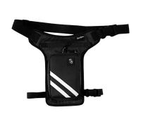 Sacoche de Jambe Rusty Stitches Gordon Noir/Blanc Noir,Blanc