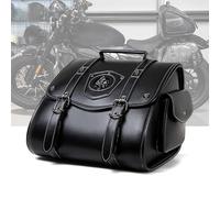 Sacoche de Moto en Cuir pour Yamaha X Max Roller Xmax 125-250, Sac Latéral & Sac Arrière Rétro Grande Capacité, Coffre Porte-Bagages Moto pour Voyage et Rangement