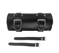 Sacoche De Moto en Cuir PU, Fourche Avant Et Arrière, Sacs À Outils, Sac À Bagages Étanche Universel pour Harley Sportster Chopper Bobber
