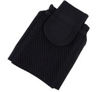 Sacoche de Poignet pour Téléphone, Antidérapante, Élastique, Ajustable | Polyester et Spandex, Dos Design Époxy Antidérapant, pour Marche et Vélo, Noir
