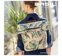 Basil Sacoche de vélo Ever-Green 14-19 L polyester réfléchissant Vert feuilles
