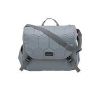 Sacoche de porte-bagages vélo imperméable polyester réfléchissante New Looxs Mondi joy acolchado Gris