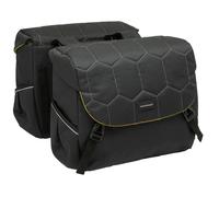 Sacoche vélo - NEWLOOXS - Mondi Joy - 38L - Noir uni - Quilted - Système d'attache pont