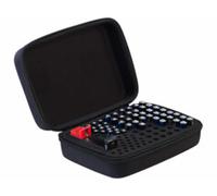 Sacoche de rangement pour 96 piles avec testeur de piles TKA