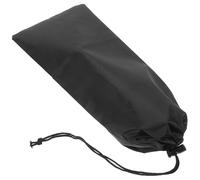 Sacoche de Rangement pour Canne de Randonnée Pliable Noire | Polyester Léger, Fermeture à Cordon, pour Deux Bâtons, Trekking et Escalade