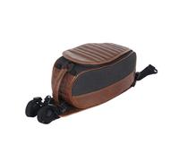 SACOCHE DE RESERVOIR MOTO SHAD SR18 CAFE RACER IMPERMEABLE MARRON 8L (FIXATION