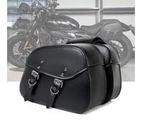 Sacoche de Selle de Moto pour BMW Motorrad 1600 Grand America, Sac Lateral pour Moto en Cuir PU, Sacs de Porte-Bagages étanches Anti-Vibrations, Moto Sac Voyage,A