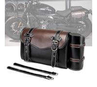 Sacoche de Selle de Moto pour BMW Motorrad 1600 Grand America, Sac Lateral pour Moto en Cuir PU, Sacs de Porte-Bagages étanches Anti-Vibrations, Moto Sac Voyage,A