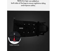 Sacoche de selle de vélo, 3-10L, grande capacité, pour VTT et vélo de route, sacoche de vélo sous le siège, espace de rangement