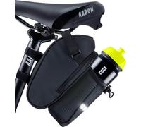 Sacoche de selle de vélo AARON avec porte-bidon, sacoche de vélo imperméable avec réflecteur