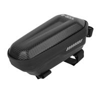 Sacoche de Selle de vélo étanche, 8,9 x 3,9 x 3,5 Pouces, Coque Rigide, Selle de Tube Avant, Grande capacité, Porte-Bagages arrière de vélo avec 3 Compartiments pour Ridi Universel