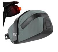 Sacoche de selle de vélo, poche sous le siège, réfléchissante, pour VTT et vélos de route, sac de selle de vélo extensible étanche - Sac de rangement réfléchissant