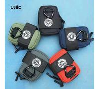 Sacoche de selle de vélo ULAC 0,5 L, mini sacoche de selle, imperméable, antichoc, tissu durable, sacoche arrière pour VTT, pochette arrière pour vélo PB6XS Red