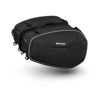 Shad Sacoche de selle moto E48 Extensible 2 unités 1500h UV Noir
