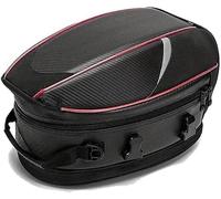 Sacoche de selle pour Royal Enfield Shotgun 650 | Bagage arrière moto, ouverture zippée, dessus profilé, panneaux à motifs, longueur 37 cm largeur 24 cm hauteur 25 cm