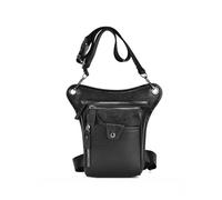 Sacoche De Selle/Sac Arrière De Moto Sac Banane Portable Molle pour Randonnée en Plein Air, Sac Banane pour Moto, Sac Jambe, Sacs Banane Imperméables pour Jambes Sacoche De Moteur(Black)