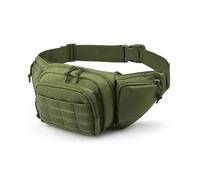 Sacoche De Selle/Sac Arrière De Moto Sac Banane Tactique Militaire pour Motocycliste, Sport, Escalade, Camping, en Nylon, pour Homme Sacoche De Moteur(Army Green)