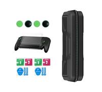 Sacoche de transport + capuchon pour manette + protecteur d'écran en verre trempé compatible avec ROG XBOX Ally pour Ally X, sacoche de transport et de rangement, boîtier en EVA (boîtier uniquement)