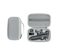 Sacoche de Transport Portable pour DJI Osmo Mobile 7P, Sacoche de Voyage PU Hard Shell Anti-Drop Anti-Pressure pour Osmo Mobile 7 Gimbal Stabilizer Accessories (Gris)