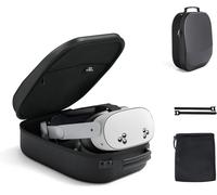 Sacoche De Transport Pour Meta Quest 3s/Oculus Quest 3/Pico 4/Quest Pro/Vision Pro, Compatible Avec Le Casque Elite/Battery Strfap Accessoires, Mallette De Voyage Rigide