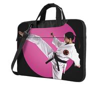 Sacoche de transport pour ordinateur portable Motif Taekwondo, Noir , 13 inch