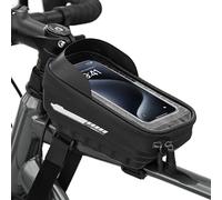 Sacoche De Vélo 2 En 1 Étanche Avec Grande Capacité-Sacoche De Guidon De Vélo De 1,2 L-Sacoche Pour Téléphone Portable Avec Écran Tactile Hd Tpu Sensible Pour Smartphone Jusqu'à 6,5