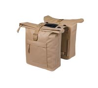 Sacoche de vélo double étanche - Basil B.V. - 41 l - Plaque d'adaptation MIK - Imperméable - Réfléchissant