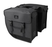Sacoche de Vélo Double - FastRider - 26L - Hydrofuge - Réfléchissante - Polyester Recyclé - Gris
