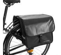 Sacoche de vélo double pour coffre 28 l noire