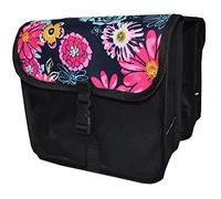 Sacoche de vélo double pour enfants, Sacoche de selle, Double sacoche pour porte-bagages, 2 x 5 l, 8. Mini - Blumen