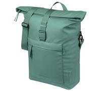 Basil Brooklyn Mik Hooks Pannier 17l Vert Silver Green