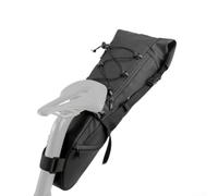Sacoche de vélo étanche pour porte-bagages arrière Taille L | Sac de selle extensible avec sangles sécurisées pour une longue distance