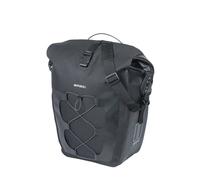 Sacoche de vélo imperméable - Basil - 15 l - Noir - Système MIK Studs - Amovible - Douce - 16x27x38 cm