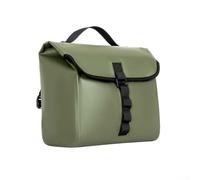 Sacoche de vélo robuste et étanche Capacité 5-10 l Rangement suspendu pour potence de guidon arrière Vélo urbain Vert