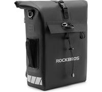 Sacoche de vélo Rockbros avec fonction sac à dos, étanche, avec fixation pour casque 18l - noir