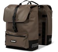 Sacoche de vélo - URBAN PROOF - Double Cargo - 38L - Marron - Plastique recyclé - Étanche