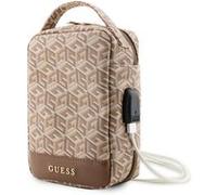 Sacoche de voyage avec port USB Modèle G Cube Guess Marron Marron G