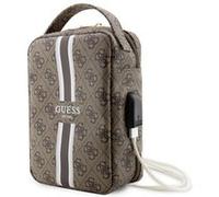 Sacoche de voyage avec port USB Modèle Stripe 4G Guess Marron Marron G
