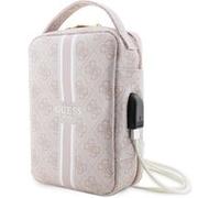 Guess Sacoche de voyage GUHBP4RPSP 4G à rayures imprimées avec port USB Rose