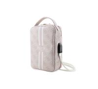 Guess Sacoche de voyage GUHBP4RPSP 4G à rayures imprimées avec port USB Rose