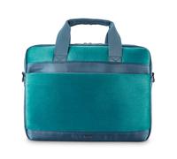 Sacoche d'ordin. port. "Velvet" jus. 40 - 41 cm (15,6"-16,2"), pétrole