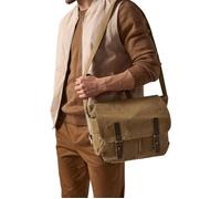 Sacoche d'ordinateur en toile cirÃ©e Quadra Heritage Vert TU