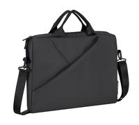 Rivacase Sacoche Tivoli 13,3" – Rembourrée, bandoulière amovible – Noir/Gris