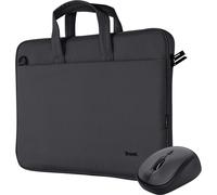 Trust Sacoche pour ordinateur portable Bologna 16" avec souris sans fil, noire